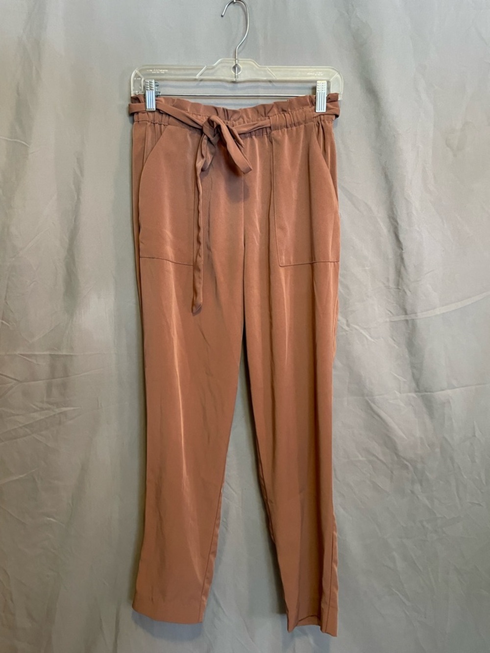 Dynamite mauve tie-waist pants